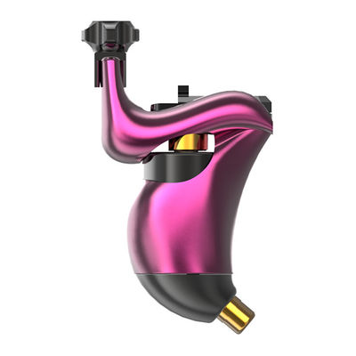 Custom Pink Color Rotary Tattoo Machine , Tattoo Gun Pen Aluminum Alloy Material
