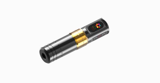 Kapasitas Baterai 2400mAh Mesin Pen Tato Dengan Kecepatan yang Bisa Disesuaikan 8000-12000 Rpm