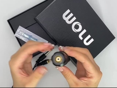 Mesin Tato Warna Abu-abu Dengan Konektor RCA Dan Motor Berkualitas Tinggi