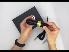 Mesin Tato Rotary Profesional Jenis Pena Nirkabel Warna Hitam Dan Merah Untuk Seniman